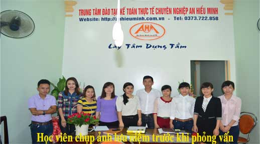 Trung tâm đào tạo kế toán thực tế chuyên nghiệp An Hiểu Minh tổ chức thi tuyển nhân sự